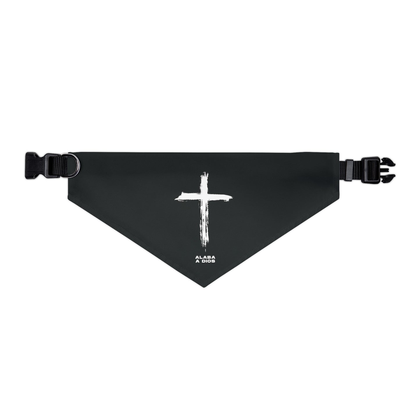 Collar de Bandana para Mascotas Negro | Alaba a Dios