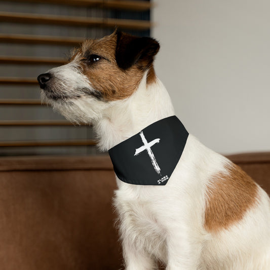 Collar de Bandana para Mascotas Negro | Alaba a Dios