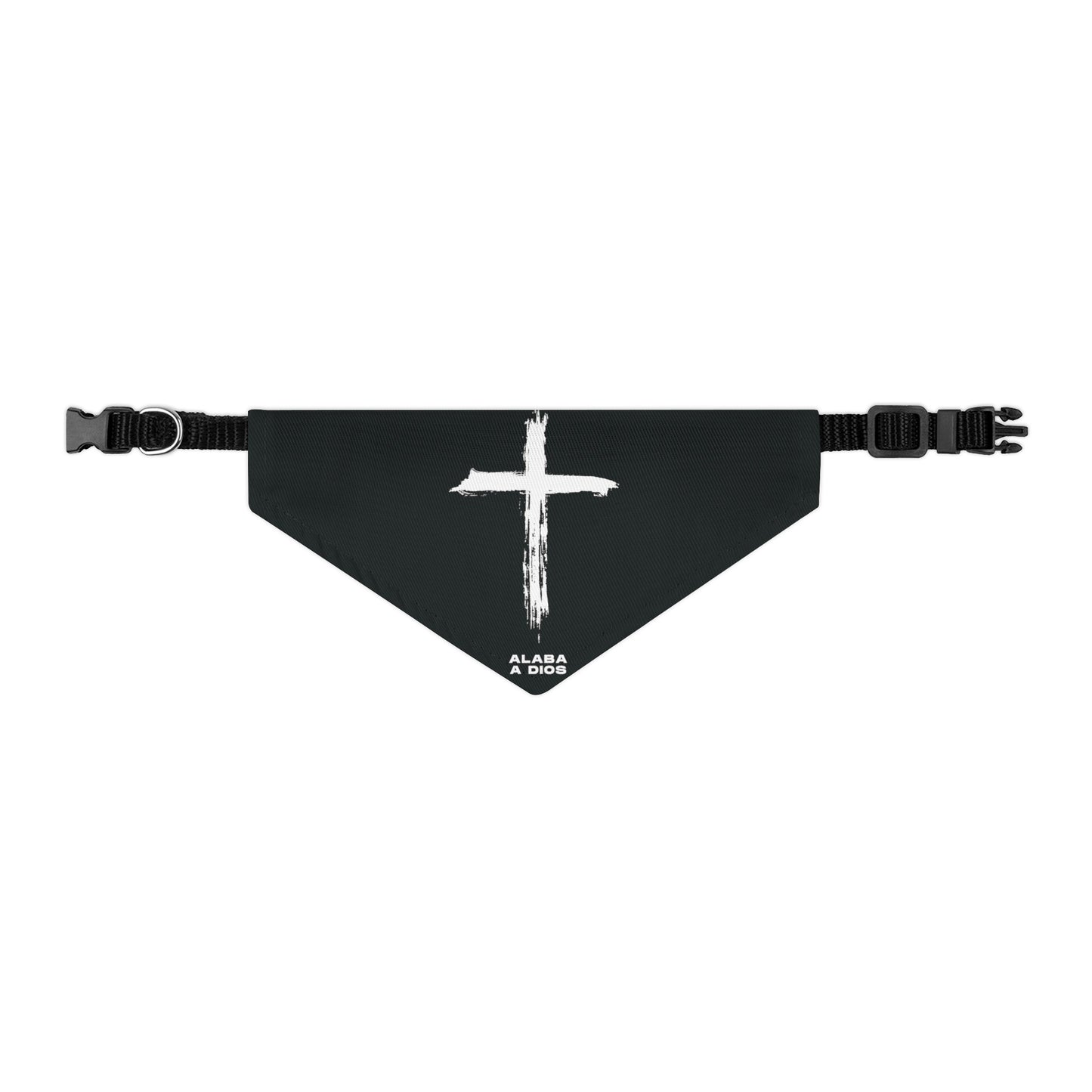 Collar de Bandana para Mascotas Negro | Alaba a Dios